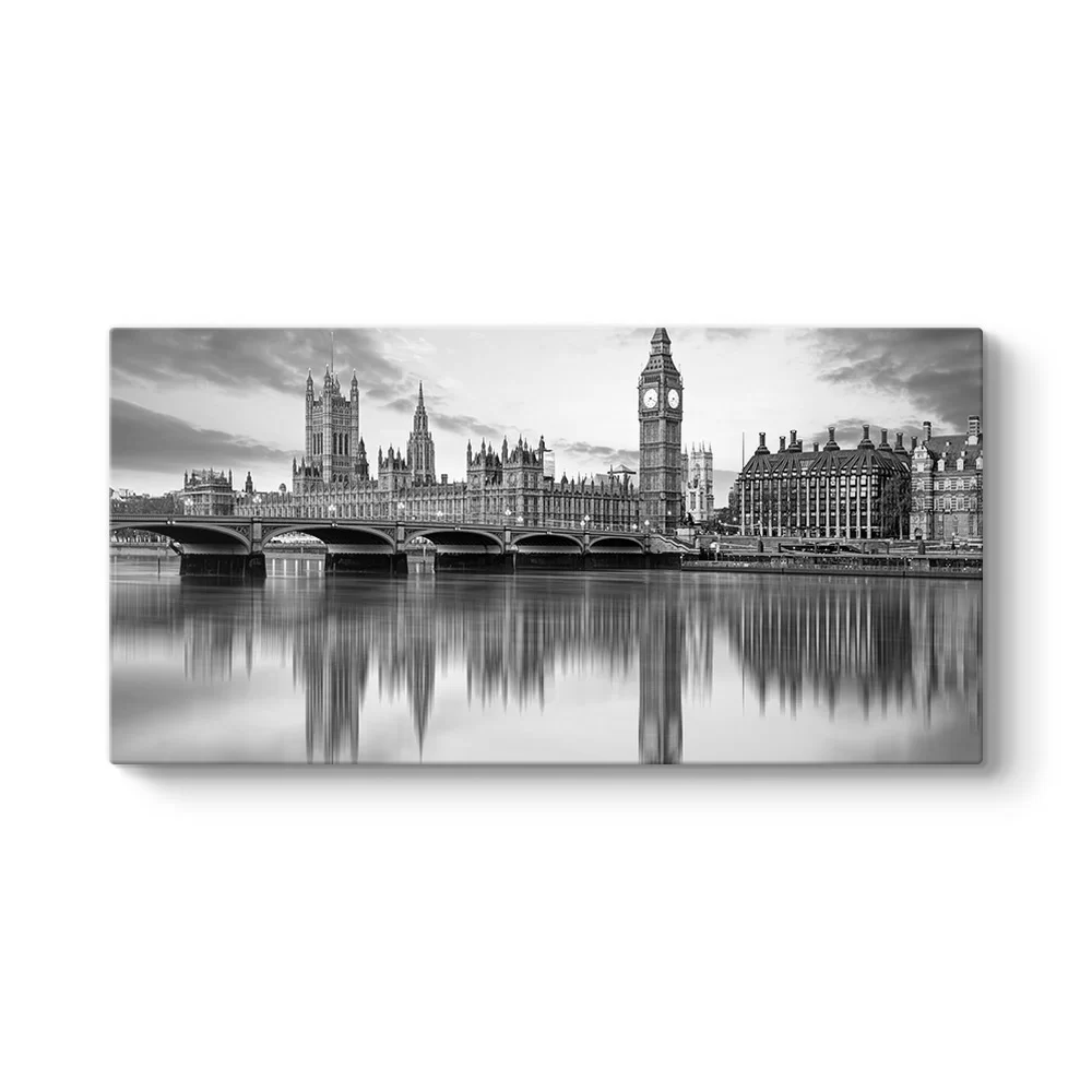 Big Ben Siyah Beyaz Tablo - Model 5